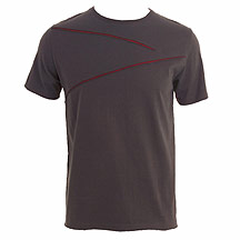 Chocolate short sleeve slash t-shirt