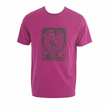 Dark pink short sleeve t shirt