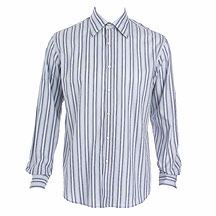 John by John Richmond Light grey striped shirt
