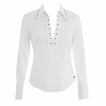 Studded collar shirt
