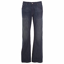 Vintage blue denim bootcut jeans