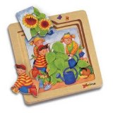 John Crane Ltd Chelona - The Garden Layered Jigsaw Puzzle