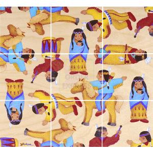 John Crane Ltd Chelona Indians Pocket Puzzle