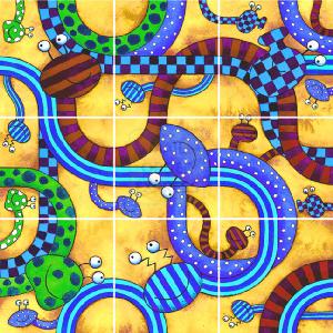 John Crane Ltd Chelona Monster Family Pocket Puzzle