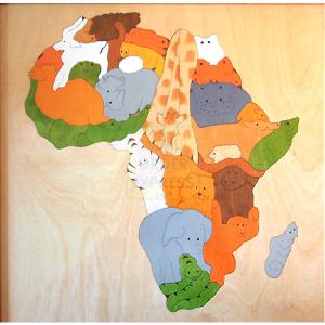 George Luck Africa Map