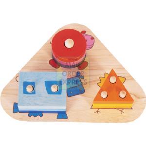 PINTOY Geometric Sorting Board