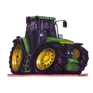 Tractor - Green Kids T-shirt