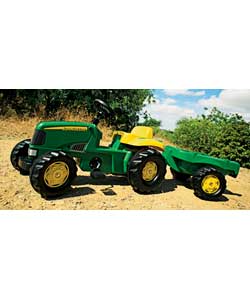 John Deere Tractor and Trailer