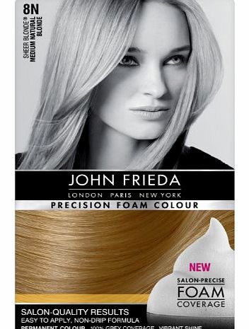 John Frieda Precision Foam Colour Medium Natural Blonde 8N