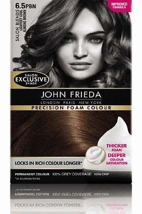 John Frieda Precision Foam Colour Salon Blends 6.5PBN Lightest Cool Almond Brown