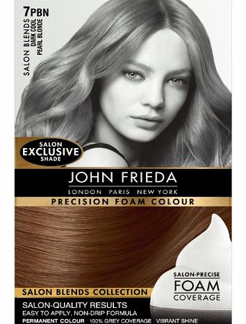 John Frieda Precision Foam Colour Salon Blends 7PBN Dark Cool Pearl Blonde
