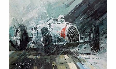 Rosemeyer at the Ring - Rosemeyer - 1936 German Grand Prix - High Quality Canvas Print - Gicle Ca