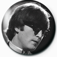 John Lennon Glasses Button Badges