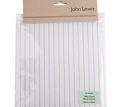John Lewis 14 Count Waste Canvas, Cream