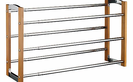 John Lewis 3 Tier Expanding Shoe Rack