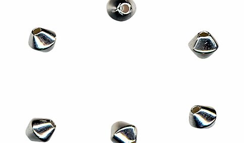 John Lewis 4mm Metal Bicone Beads, Pack of 50,