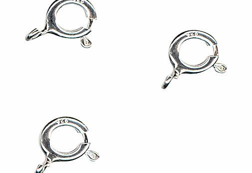 John Lewis 6mm Bolt Rings, Pack of 10, Sterling