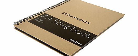 John Lewis A4 Scrapbook, Natural