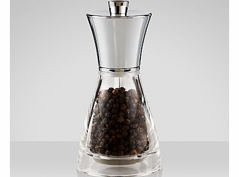 John Lewis Acrylic Pepper Mill, 14cm