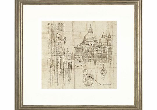 John Lewis Adelene Fletcher - The Grand Canal Framed Print,