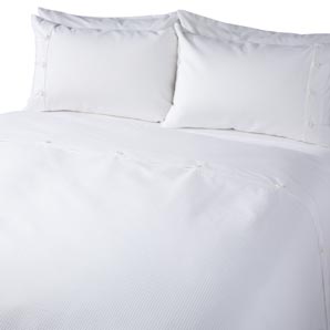 John Lewis Algarve Duvet Cover- White- Single