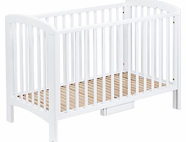 John Lewis Anna Drop-Side Cot, White