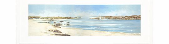 John Lewis Anthony Waller - On The Beach Framed Print, 40.5