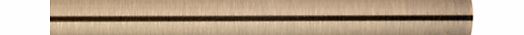 John Lewis Antique Brass Curtain Pole, L120cm x