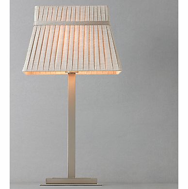 John Lewis Audrey Square Shade Table Lamp, Taupe