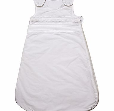 John Lewis Baby Heritage Sleeping Bag, White