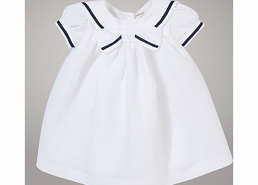 John Lewis Baby Linen Sailor Christening Dress,