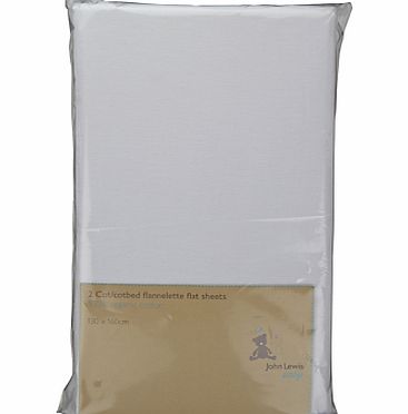 John Lewis Baby Organic Cotton Flannelette