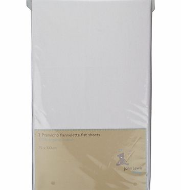 John Lewis Baby Pram/Crib Flat Flannelette