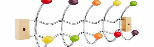 John Lewis Ball Hook Coat Hanger, Multi