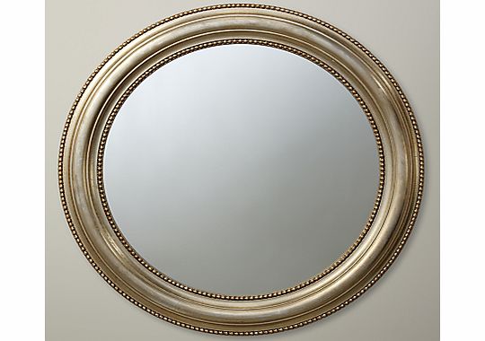 Bead Round Mirror, Champagne