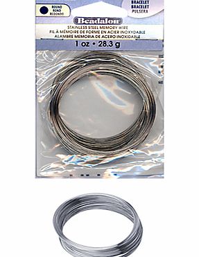 John Lewis Beadalon Bracelet Memory Wire, Silver