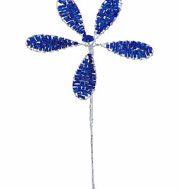 John Lewis Beaded Flower Accessory, 14cm