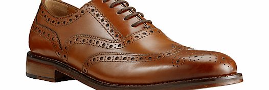 John Lewis Bentley Storm Leather Brogue Shoes,