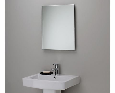 John Lewis Bevelled Edge Bathroom Mirror, H45 x