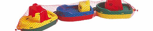 John Lewis Boats in a Net, Pack of 3