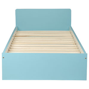 john lewis Box Bed- Blue- Single