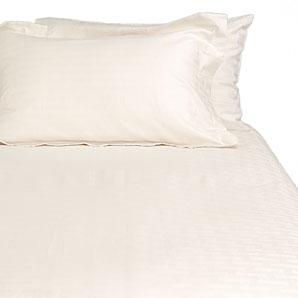 john lewis Box Lines Duvet Cover- Oyster- Kingsize