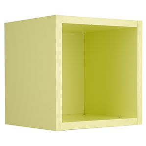 john lewis Box Single Cube Unit- Lime