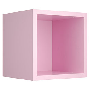 John Lewis Box Single Cube Unit- Pink