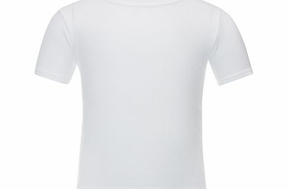 Thermal Short Sleeve Vest, White