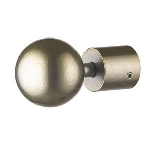 john lewis Brass Tone Steel Ball Finial- 19mm