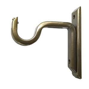John Lewis Brass Tone Steel Bracket- 19mm
