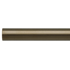 Brass Tone Steel Curtain Pole- L120cm x Dia.25mm