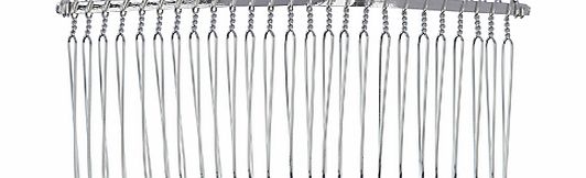 John Lewis Bridal Hair Comb, Silver