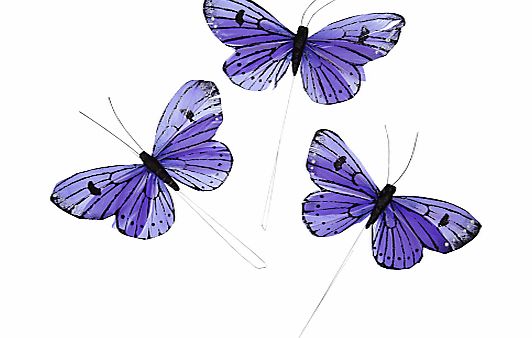 John Lewis Butterfly Accessory, Pack of 3